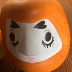 ミニ　だるま　おきあがりこぼし　オレンジ　イエロー　金運　30円/個の画像