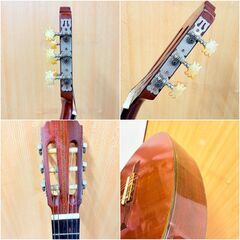 【❗️✨日本製ヴィンテージ✨❗️】Shinano Guitar シナノギター Model No.68 クラシックギター 現状品 弦欠損ありの画像