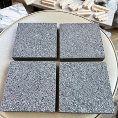 タイルグレー　100㎜角平 1枚55円　お引取りです！ タイル 大理石 御影石 ロックガーデンなどの画像