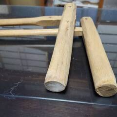 餅つき用の杵２本、大人用（軽量タイプ）の画像