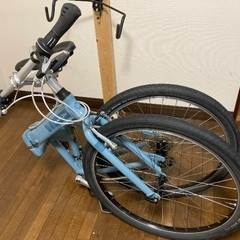 【クリスマス特価！再々値下げしました】超きれい　DAHON製 折りたたみ自転車　エスプレッソ　7005　ギヤ前3段後7段の画像