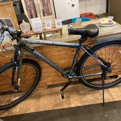 【SALE！防犯登録無料！チェーン新品！】3×6速　29.5インチMTB ガンメタブルーの画像