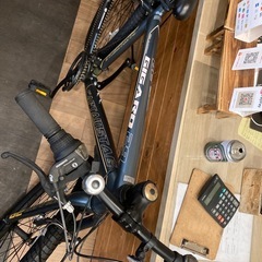 【SALE！防犯登録無料！チェーン新品！】3×6速　29.5インチMTB ガンメタブルーの画像