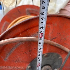 噴霧器用ホースリール　オレンジの画像