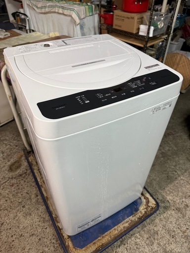 シャープ 全自動電気洗濯機ES-GE5HJ-W
