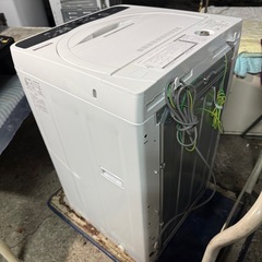 シャープ 全自動電気洗濯機ES-GE5HJ-Wの画像