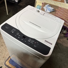 シャープ 全自動電気洗濯機ES-GE5HJ-Wの画像