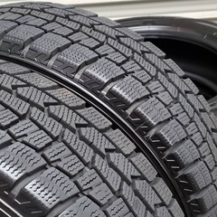 バリ山　2022年製　ダンロップ　ウインターマックス　155/65R13 スタッドレスタイヤの画像