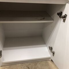 【ジャングルジャングル石津店】手作り家具工房 日本の匠　システムキッチンボード　食器棚　ホワイト　スロークローズ　モイス加工　新生活 収納 堺市 西区 東区 北区 南区 堺区 石津の画像