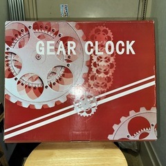 引き取り限定　時計　gear clock 未使用の画像