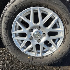 値下げしました！ 【エスティマ、ノア、ヴォクシー等に最適】スタッドレスタイヤホイールセット　4本　205/65R15 GOODYEAR ICE NAVI6 2019年製 8分山の画像