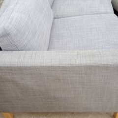 ★リユースのサカイ高崎店★TJ13787  ソファー2人掛け ホワイト H65×D90×W166 クリーニング済み												の画像