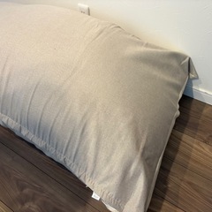 ビーズクッション 長さ130cm 幅85cmの画像