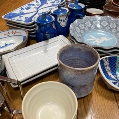 和食屋さんの食器　まとめての画像