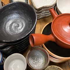 和食屋さんの食器　まとめての画像