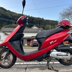HONDA Dio AF62 キャブ車 走行少ない 4スト　原付　バイク 50ccスクーター　ディオ ヘルメット付き　宮崎の画像