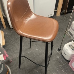 ハイチェア　合皮素材　カウンターイス　【E1225IL】の画像