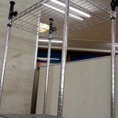 ★リユースのサカイ高崎店★TJ13789  メタルラック シルバー H222×D34.5×W55 クリーニング済みの画像