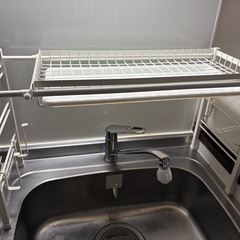 シンク上 水切りラックの画像