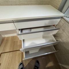 【引取限定】ニトリ　食器棚　リガーレw1600の画像