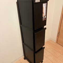 3段ゴミ箱の画像