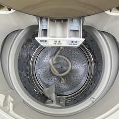 #61 大きめ7.0kg!! SHARP 2022年 ES-SH7C-N 縦型全自動電気洗濯機の画像