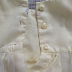 黄色のベビードレス　12ヶ月の画像