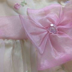 黄色のベビードレス　12ヶ月の画像