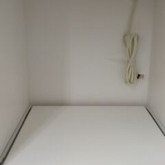 ★リユースのサカイ高崎店★TJ13791 NITORI レンジ台 白 H115×D40×W119.5 クリーニング済みの画像