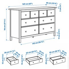 衣類収納家具　チェスト　IKEAの画像