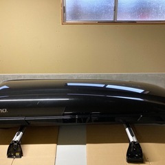 INNO ルーフボックス ルーフキャリア一式 ブラック MAZDA CX-5使用 鍵付きの画像