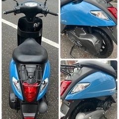 153⭐️レッツ⭐️8646km低走行リアブレーキシュウ新品、オイル交換済み、バッテリー充電済み、サイドスタンド付き、SUZUKI、スズキ、バイク、原付の画像