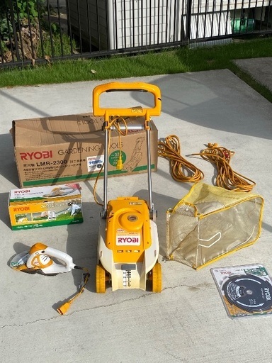まとめ売り】RYOBI 芝刈り機 LMR-2300 AB-1120 (TOMO1229) 邑楽の