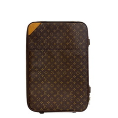 ルイヴィトン LOUIS VUITTON キャリーバッグ モノグラム ペガス60 ブラウンの画像