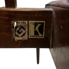 【複数購入歓迎】飛騨産業 ダイニングチェア キツツキマーク H82×W45×D50cmの画像