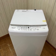 #61 激安洗濯機!! Hisense 2020年 5.5kg HW-G55B-W の画像