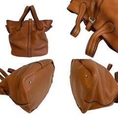 トッズ TOD’S ハンドバッグ スクエア ブラウンの画像