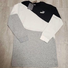 PUMA プーマ 裏毛　スウェットワンピース 160の画像