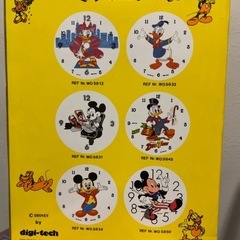 引き取り限定　disney ミッキーマウス目覚まし時計の画像