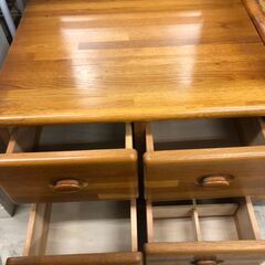 【ジャングルジャングル石津店】ドレッサー　姿見　収納付き　ブラウン　木目　新生活 収納 堺市 西区 東区 北区 南区 堺区 石津の画像