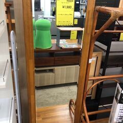 【ジャングルジャングル石津店】ドレッサー　姿見　収納付き　ブラウン　木目　新生活 収納 堺市 西区 東区 北区 南区 堺区 石津の画像