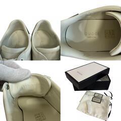 グッチ GUCCI 22 スニーカー エース シェリーライン ACE ローカット 刺繍 611377 ホワイトの画像