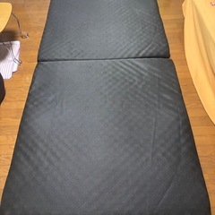 ニトリ　中古　リクライニング付き折りたたみベッド　シングルの画像