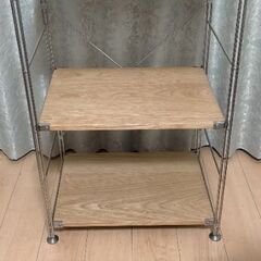 収納棚　木製板 フレームスチールの画像