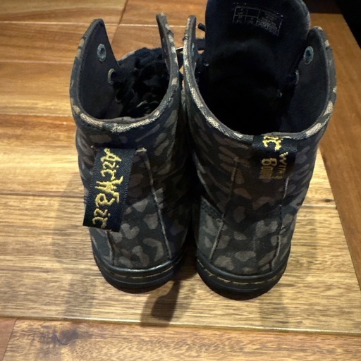 Dr.Martens　ドクターマーチン　ヒョウ柄黒　UK4