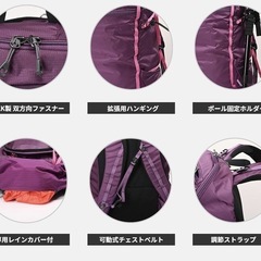 リュック トレッキング 防水 ウォーキング サイクリングの画像