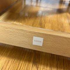 ２８日まで三千円！！ダイニングテーブルセット　子供椅子、透明カバーつきの画像