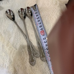 デザートスプーン　パフェ用　長いスプーン 3本の画像