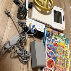 Wii U  すぐに遊べます！ソフト7本付き　マリオカート8、マイクラの画像