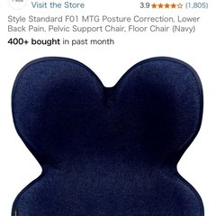 【美品・半額】Style Standard F01／姿勢サポートチェアの画像